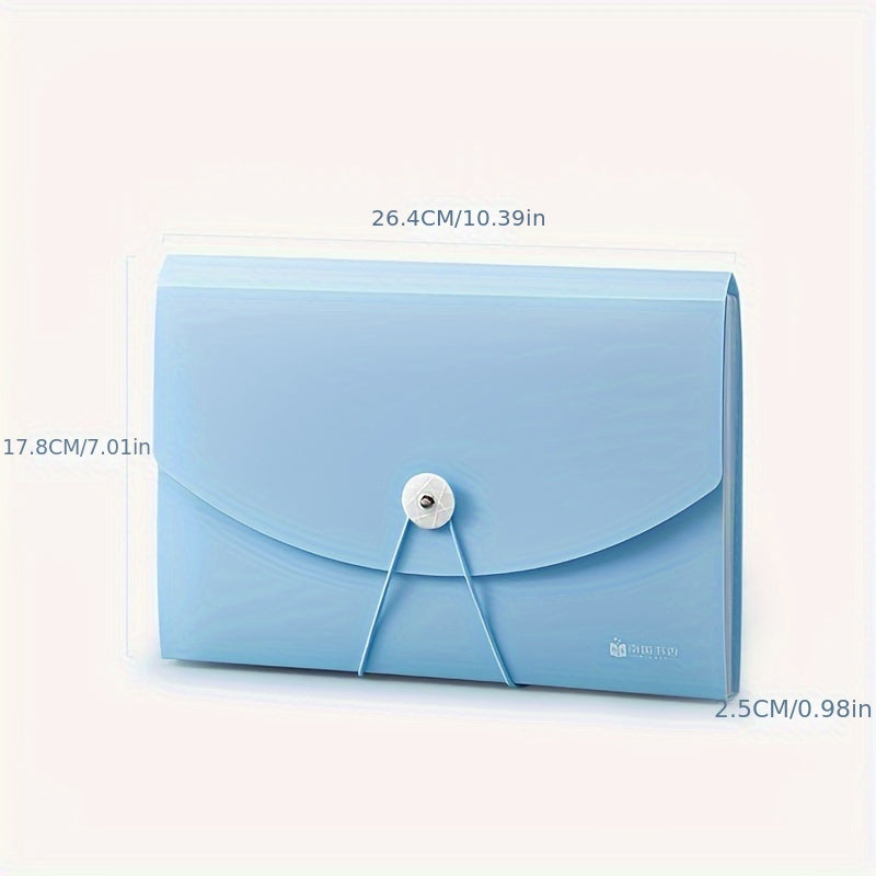 10pcs Invoice Storage Bag A4 Receipt Document Organizer
