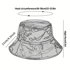 Women's Star Print UV Protection Sun Hat