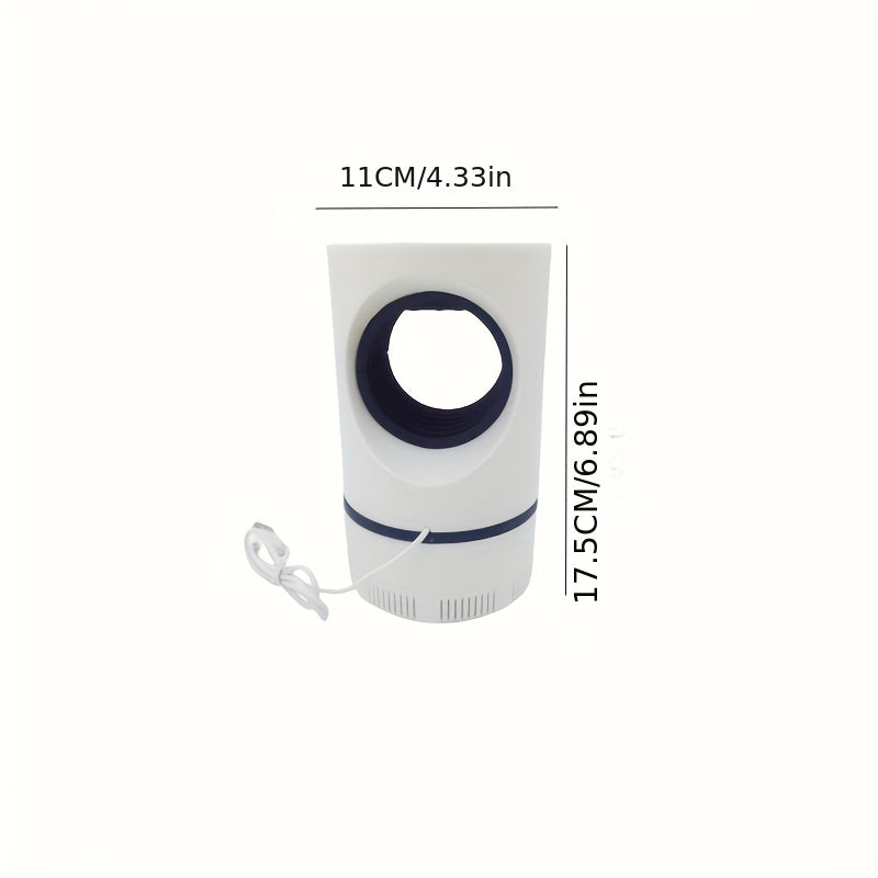 360u00b0 Photocatalytic UV Mosquito Killer Lamp USB Power Adapter