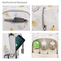 Large Capacity Diaper Bag Universal Baby Stroller Bag Waterproof & Stylish