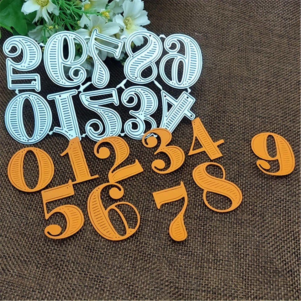 1pc Digital Metal Cutting Mold for DIY Scrapbooking Gift Card Making