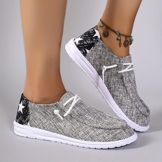 Women's Lightweight Casual Flat Sneakers Non-slip Shoes