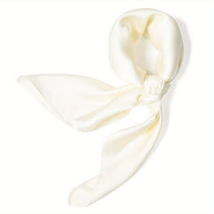 Satin Square Scarf Bandana Silk Neckerchief Women Head Wrap Hair Accessories