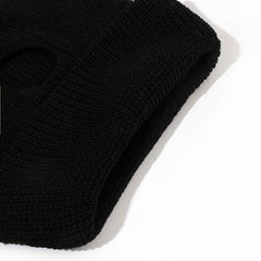 Unisex Thermal 2 Hole Knitted Mask Full Face Covering Outdoor Sports