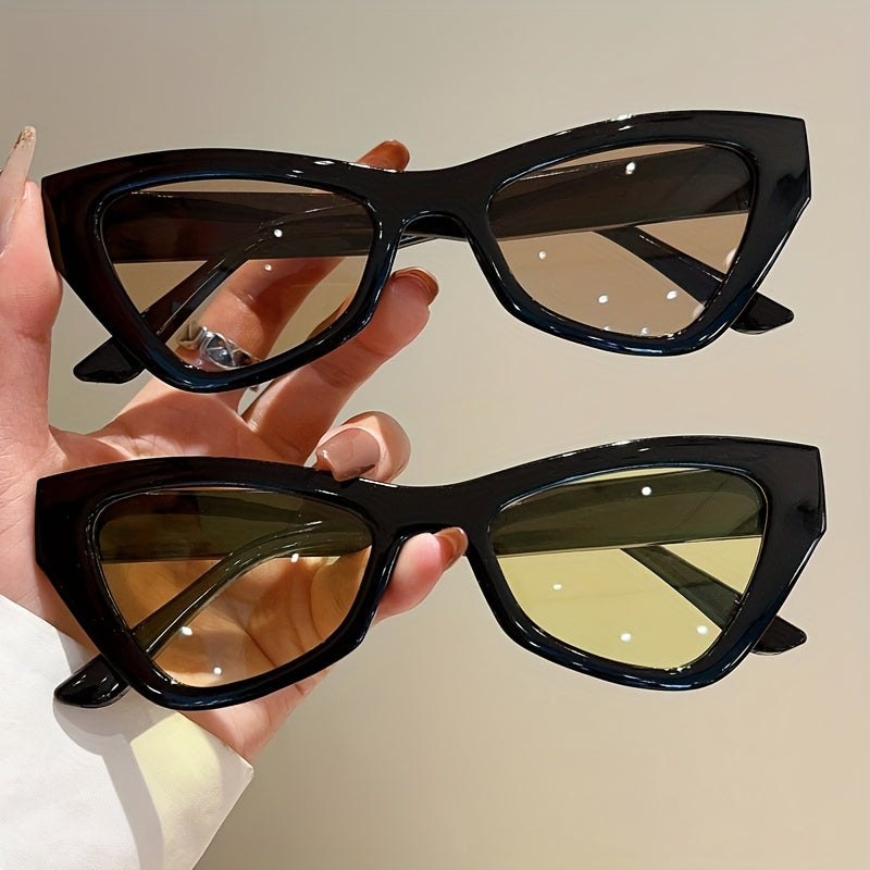 Y2K Cat Eye Sunglasses Vintage Jelly Shades UV400