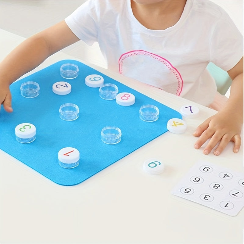 Felt Math Learning Matching Game Educational Materials