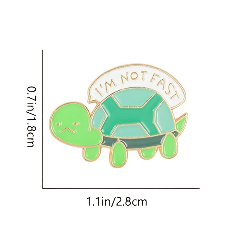 Cute Turtle Cartoon Brooch Pin