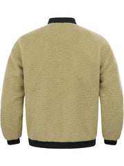 Men's Lamb Wool Winter Baseball Jacket