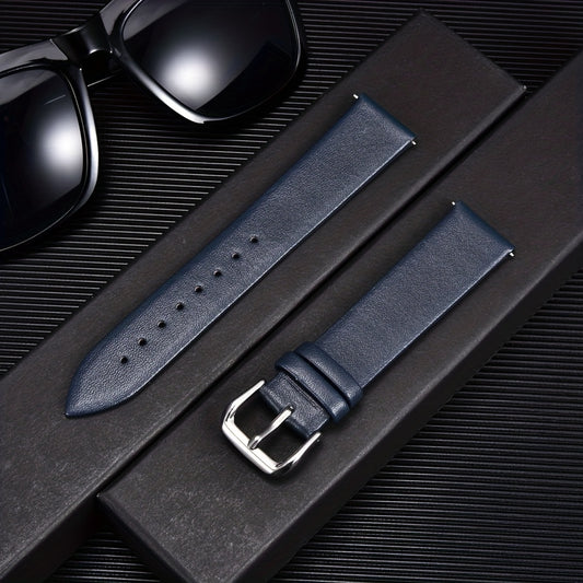 Calfskin Leather Watch Strap 16mm 18mm 20mm 22mm Bracelet Men Ladies