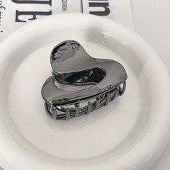 Alloy Hair Claw Nonslip Shark Claw For Ponytail Bun Holder Women Girls