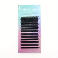 12 Rows Cluster Lashes YY Shape C D Curling Individual Eyelashes