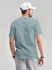 Retro Pattern Print Men's Graphic Crew Neck Active T shirt