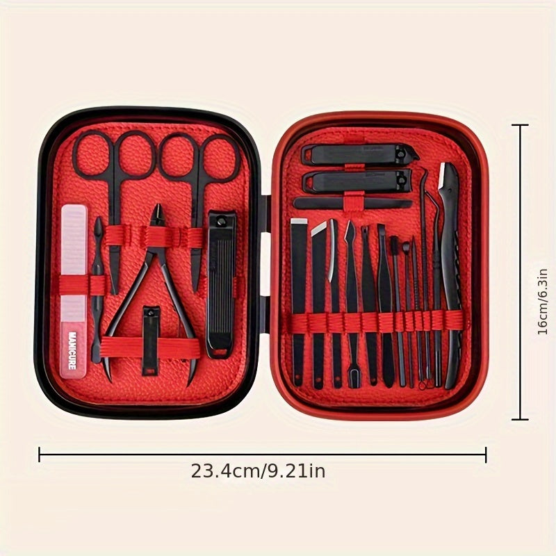 22pcs Nail Clipper Set Ear Digging Spoon Multipurpose Nail Trimmer