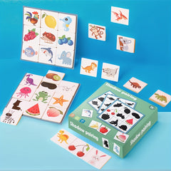Wooden Shadow Matching Game Puzzle Toy Cognitive Development