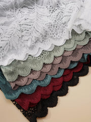 6pcs Floral Lace Panties Soft & Comfortable Women's Lingerie