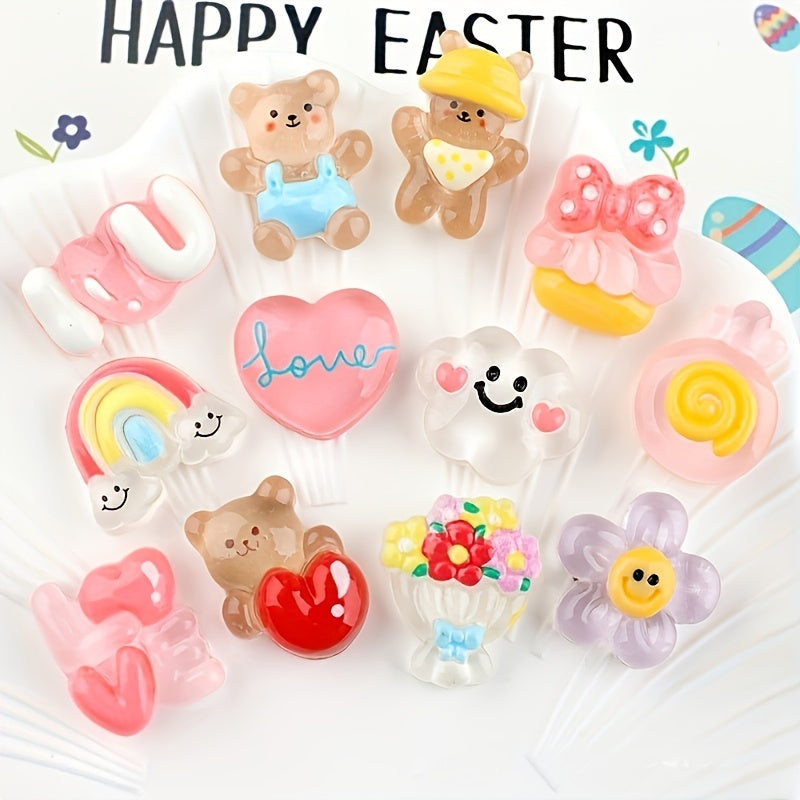 DIY Rainbow Bear Accessories: Ear Jewelry, Phone Cases, Keychains