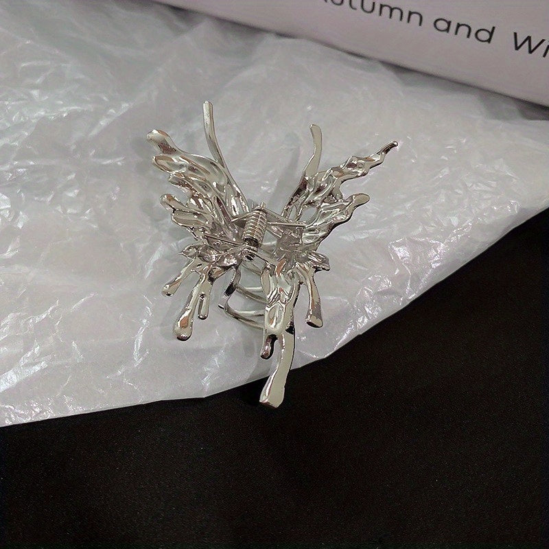 Butterfly Shaped Hair Claw for Ponytail Holder Women Girls Hair Clip