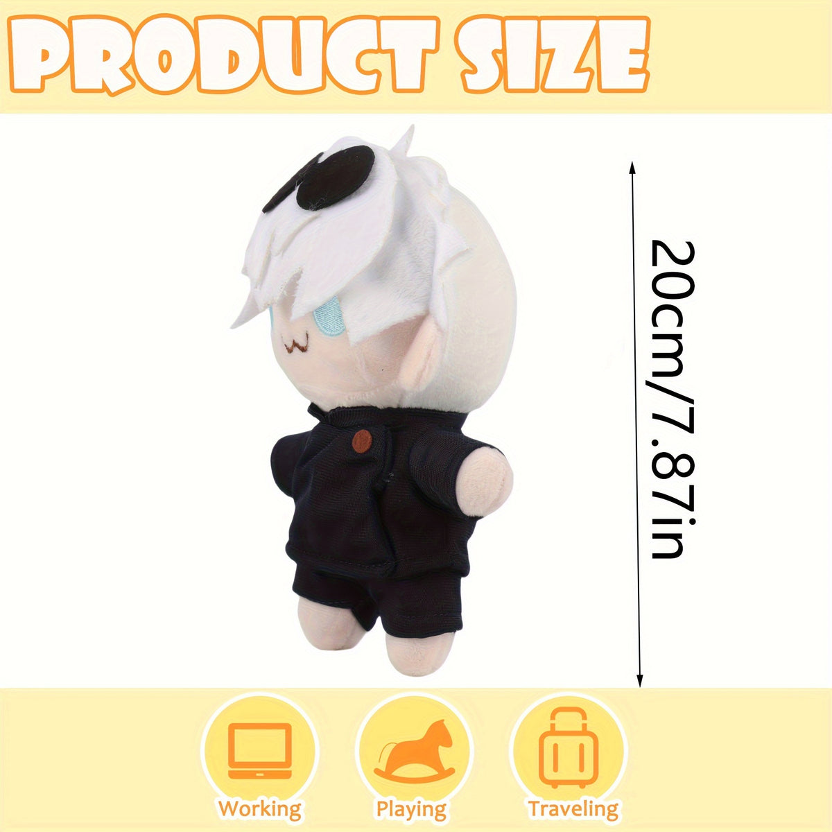 Purple Doll Plush Toy Soft Stuffed Anime Game Characters Gift