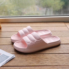 Women's Waterproof Solid Slides Soft Sole Indoor Shoes