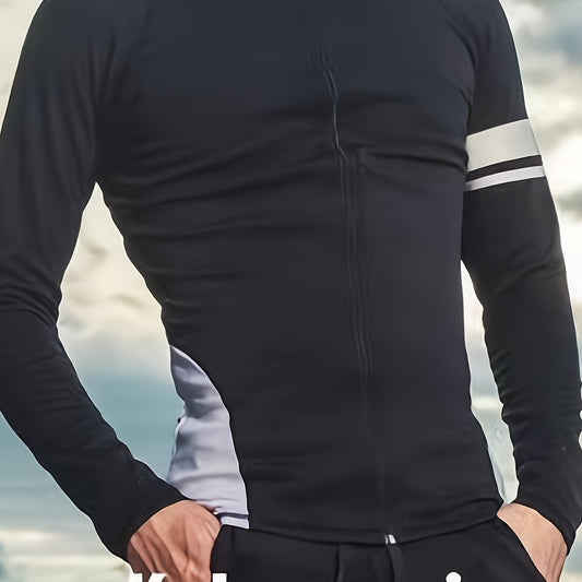 Men's Quick Dry Diving Wetsuit Set - Long Sleeve Jacket, Shorts, Leggings