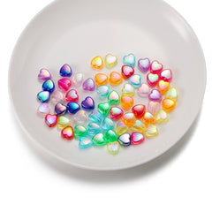 DIY Love Pearl Peach Heart Beads for Kids