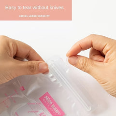 30Pcs Pack 6.8oz Breast Milk Storage Bags High & Safe