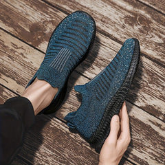 Men's Knitted Lightweight Slip On Casual Shoes