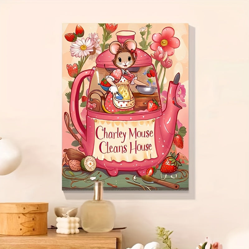 DIY Painting Kit Homemade Chef Mouse for Beginners