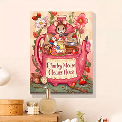 DIY Painting Kit Homemade Chef Mouse for Beginners