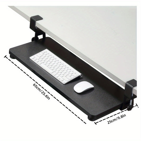 Underdesk Keyboard Tray Saves Space Easy Installation Study Office Dormitory