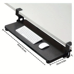 Underdesk Keyboard Tray Saves Space Easy Installation Study Office Dormitory