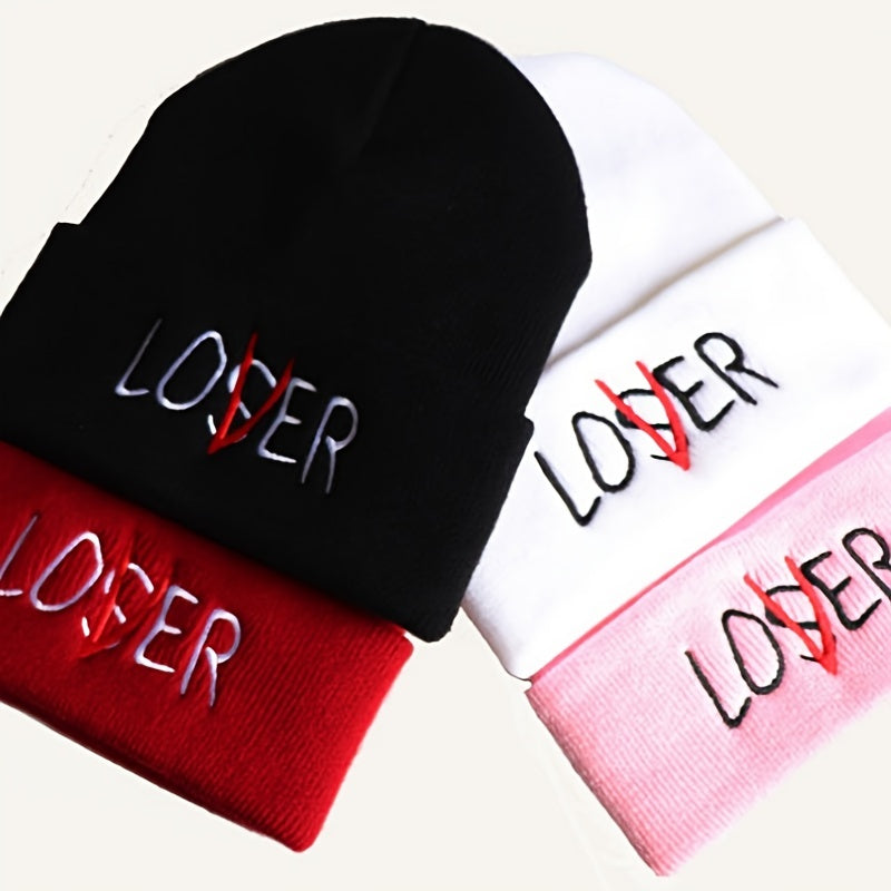 Sports Embroidered Knit Hat