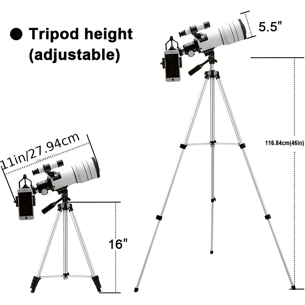 Astronomical Telescope 15-150x Magnification Coated Lens