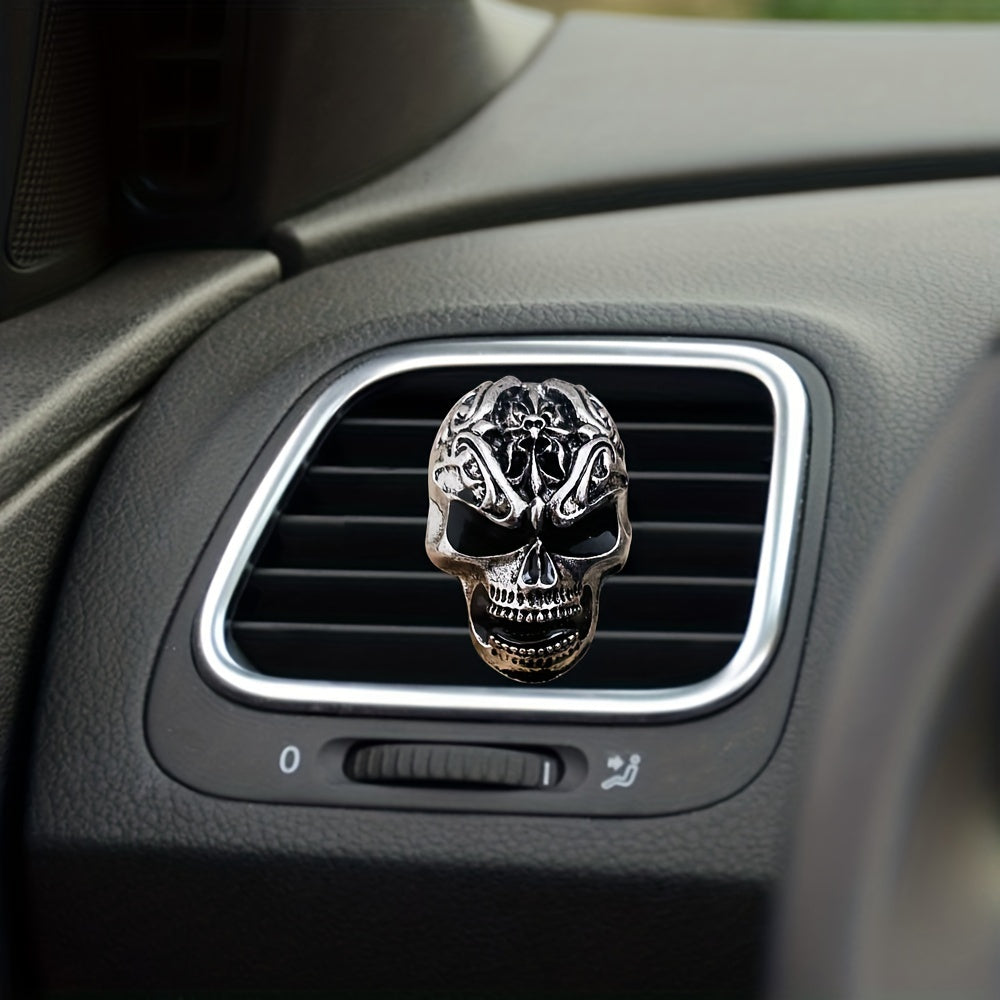 Skull Car Air Freshener Aromatherapy Clip Deodorant