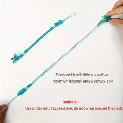 Retractable Baby Pacifier Clip Anti-drop Chain Silicone Holder Teether Chain