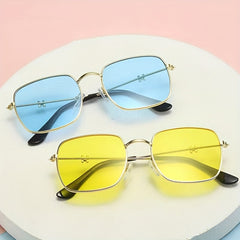 Boy's Square Metal Sunglasses UV Protection Sunshade