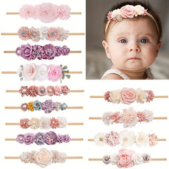 Flowers Headband Hair Accessories for Baby Girls