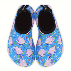 Cartoon Slip On Slippers Lightweight Quick Drying House Shoes For Girls