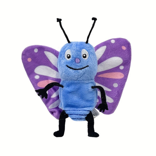 6 Styles Insect Plush Finger Puppets Soft Mini Hand Puppets with Antennae & Eyes