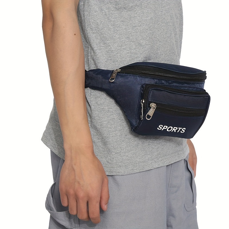 Waterproof Oxford Cloth Waist Bag for Sports and Outdoor Activities