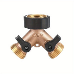3/4 American Standard Metal Ball Valve Garden Faucet Three Way Hose Brass