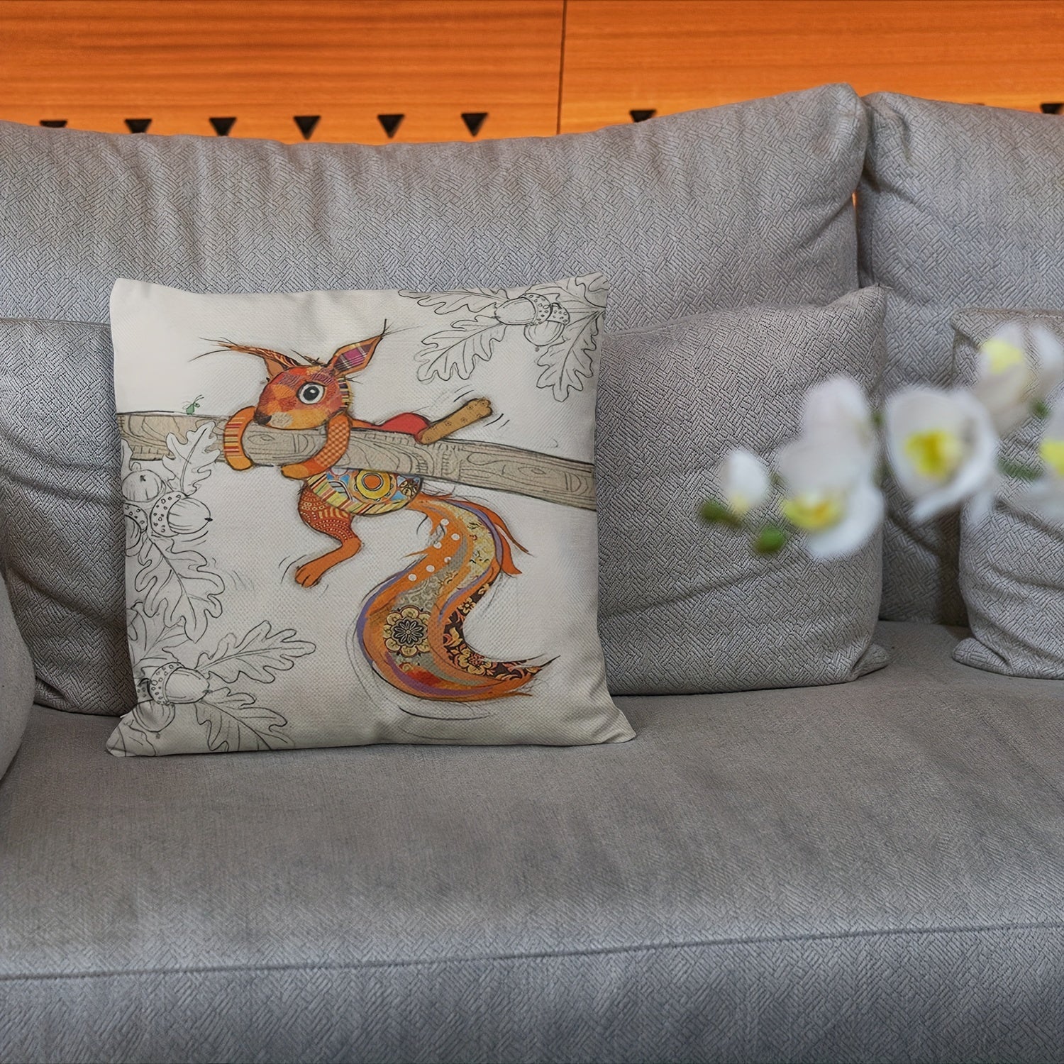 Animal Pattern Cushion Cover for Home Decor