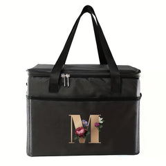 Insulated Canvas Lunch Bag Leakproof Reusable Thermal Tote