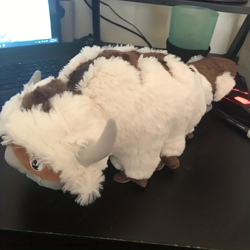 Flying Bull Plush Doll Pillow for Kids Comfort and Decor