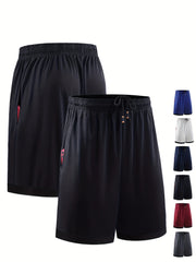 Men's Basketball Shorts Running Marathon Loose Capris Large Casual Mesh