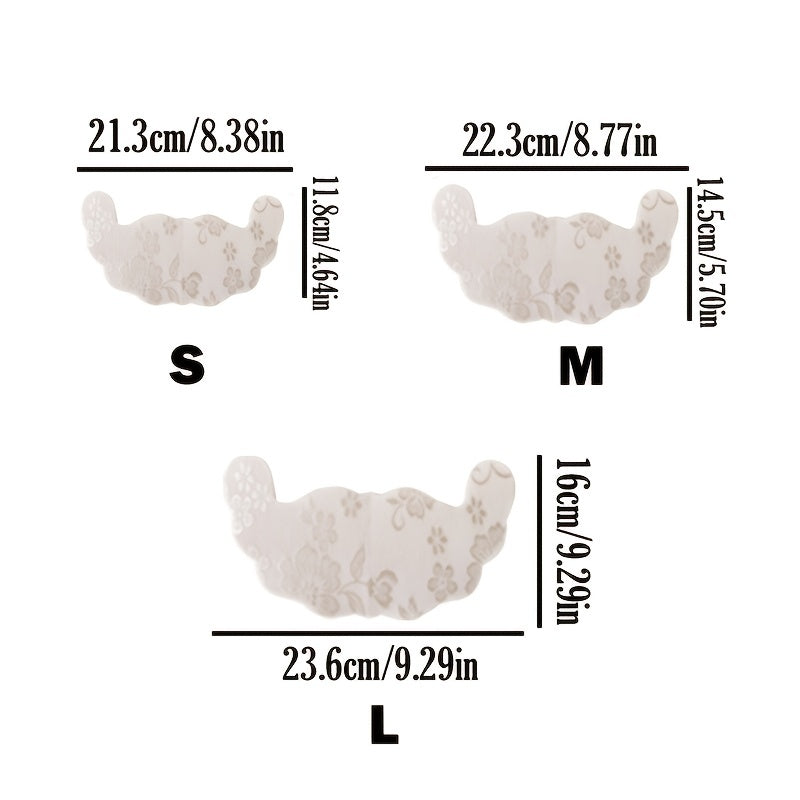 4pcs Lace Breast Lift Stickers Anti-Sagging U Shape Bra Pad Random Size