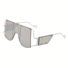 Y2K Ombre Lens Sunglasses Rivet Tinted Shades UV400