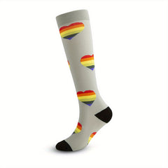 Copper Compression Socks for Improved Blood Circulation Long Sports Socks