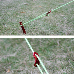 Aluminum Guyline Cord Adjuster Tent Tensioners for Camping