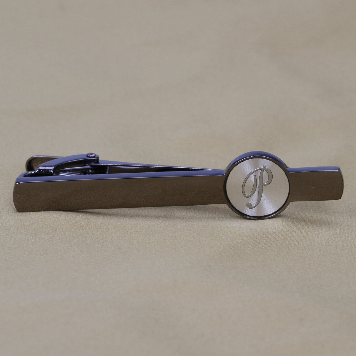 Business Casual Letter Print Copper Tie Clip Gift For Men P